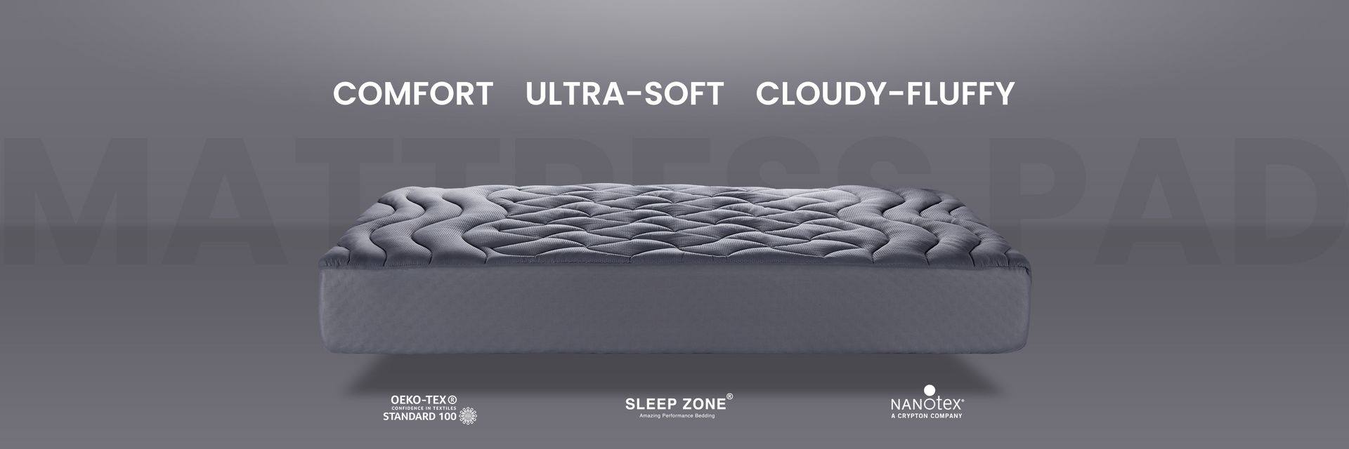 SleepZone,SleepBetter,NanoTex,SleepCooler,bedding,MattressPad,NewArrival,Giveaway