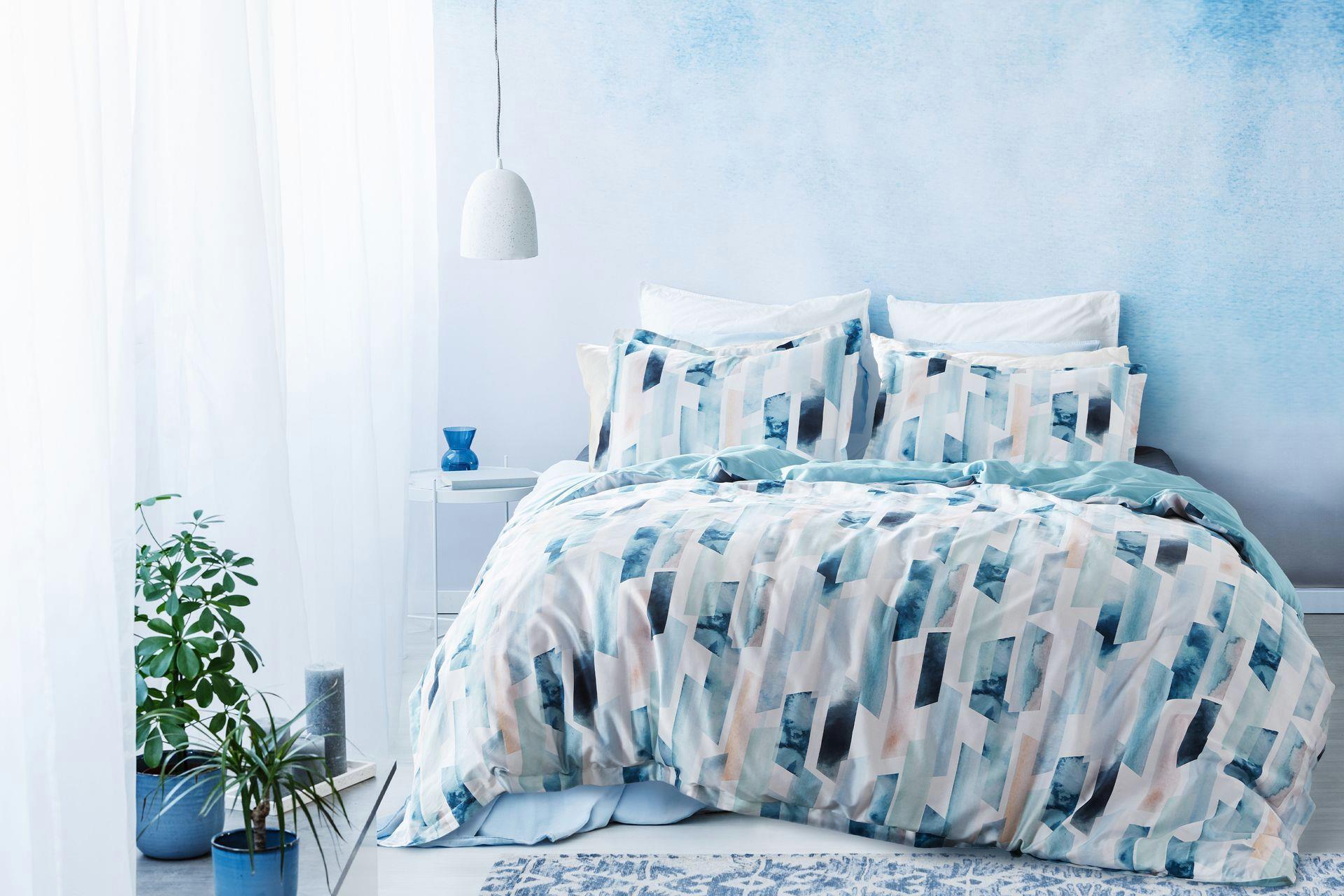 SleepZone,Cottonnest,DigitalPrinted,SleepBetter,Bedding,LetsDream,NewComfort,HomeImprovement,DuvetCover,Blue,Soft