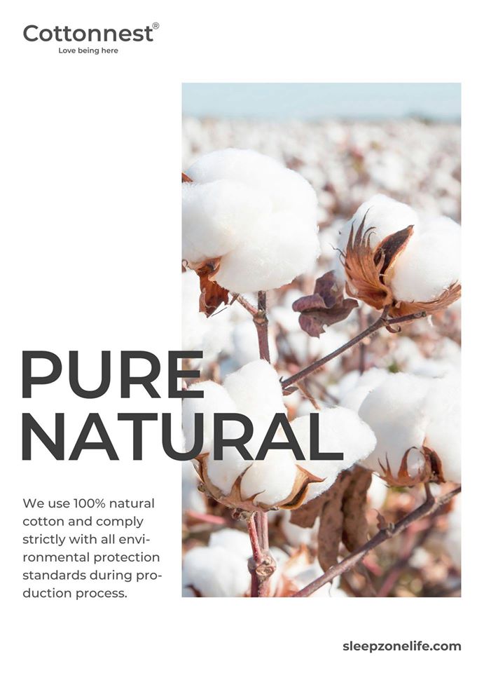 SleepZone,Cottonnest,CottonBedding,FamilyLove,PureCotton,Natural