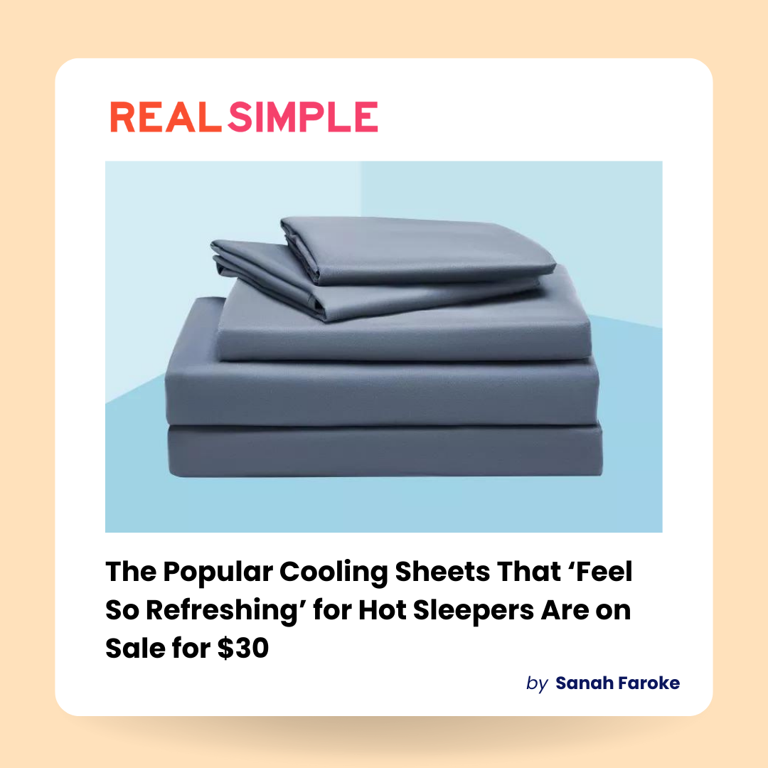 The Popular Cooling Sheets That ‘Feel So Refreshing’ for Hot Sleepers Are on Sale for $15