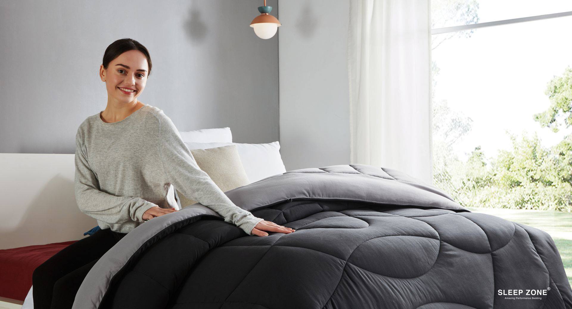 SleepZone,NanoTex,Bedding,Comforter,Duvet,ReversibleDesign,NewArrival