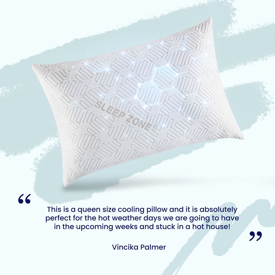 SleepZone,SleepBetter,Bedding,LetsDream,NewComfort,HomeImprovement,Pillow,Cool,Summer