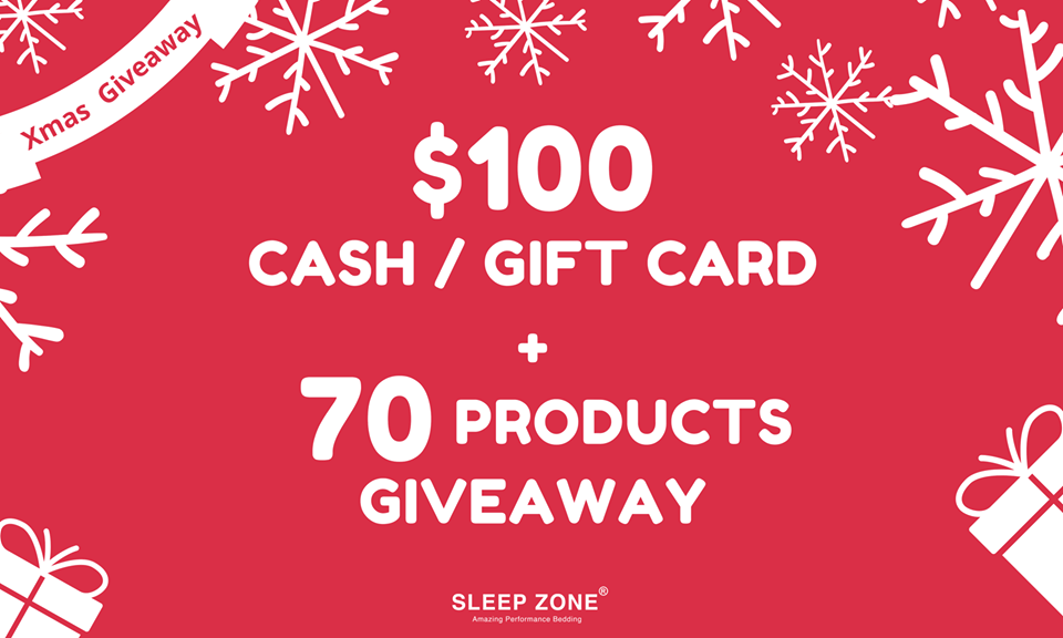 SleepZone,Bedding,Christmas,Giveaway,Comforter,Pillow,DuvetCover