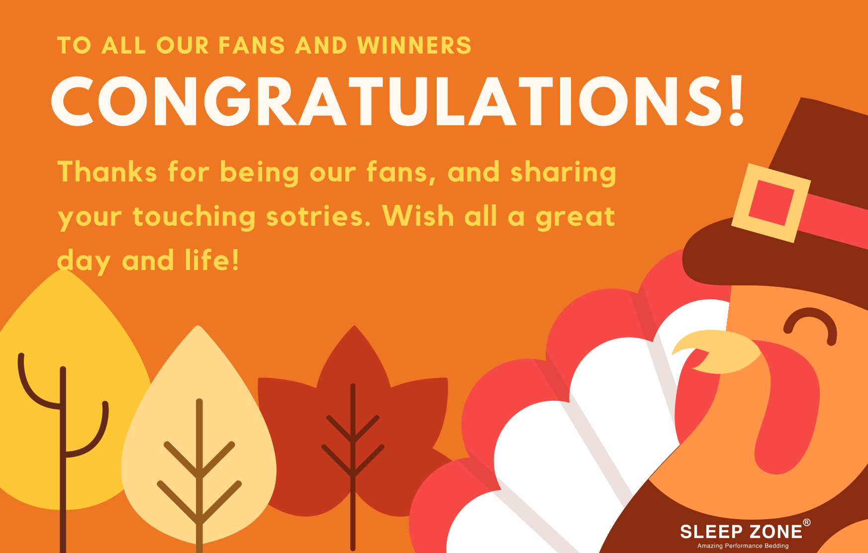 SleepZone,Bedding,SheetSet,DuvetCover,Pillowcase,Thanksgiving,Giveaway,Winners