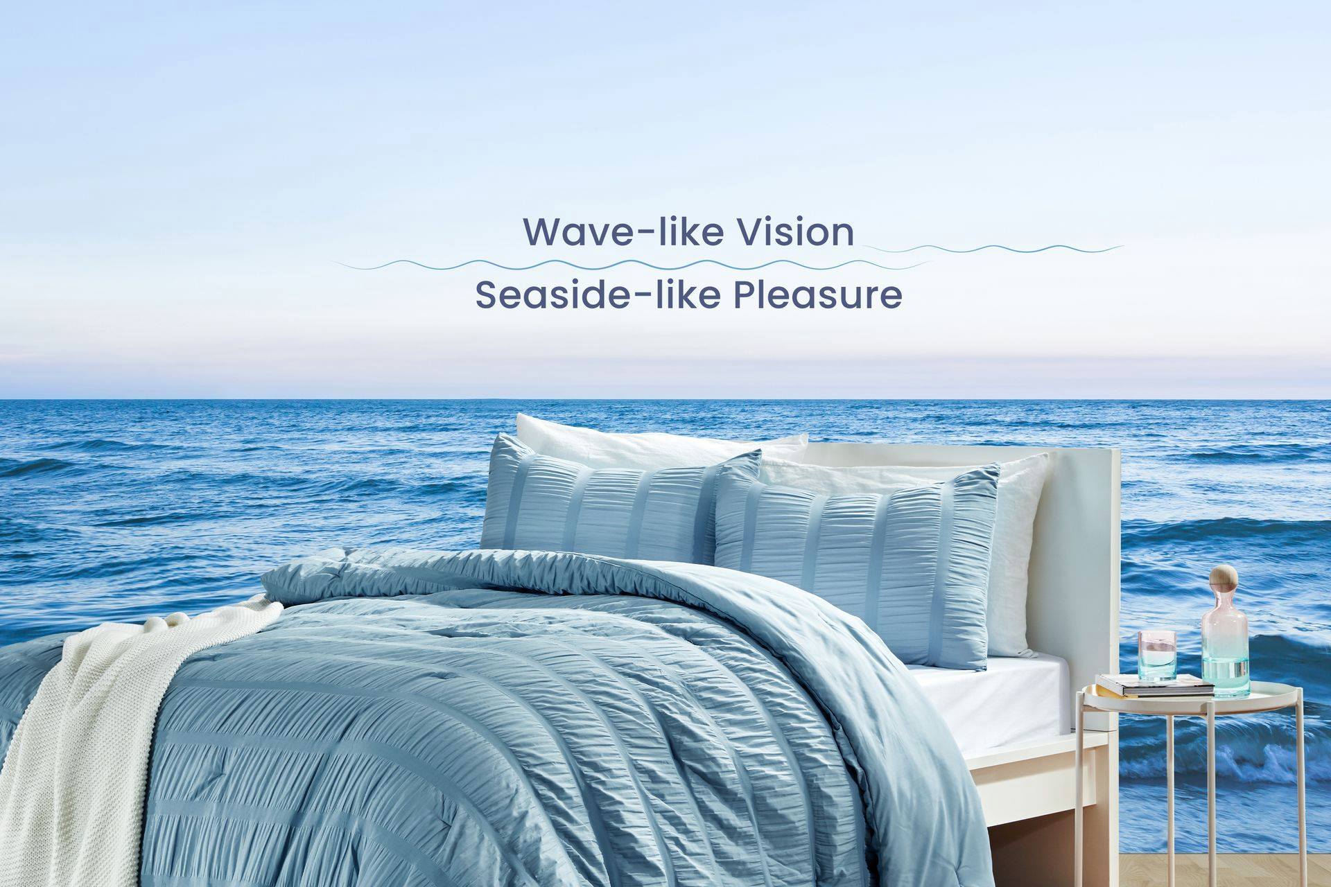 SleepZone,Bedding,Comforter,SleepGood,Seersucker,ComforterSet