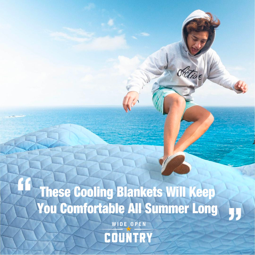A Dual-Sided Cooling Blanket Designed for Your Summer