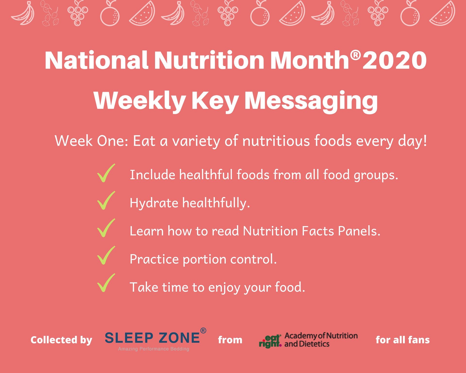 SleepZone,NationalNutritionMonth,BetterLife,SleepBetter,LifeHacks,SelfCare