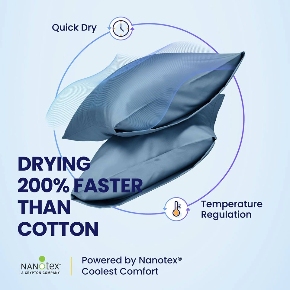 SleepZone,Bedding,SleepBetter,LetsDream,Pillowcase,Nanotec