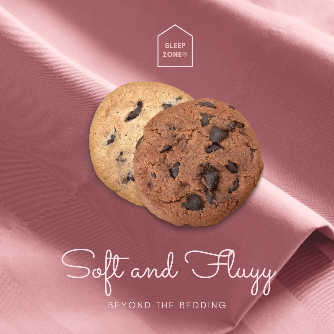 Soft & fluffy Striped Sheet set🍪 !