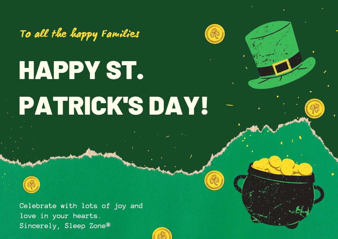 SleepZone,StPatrickDay,SleepBetter,Bedding,HomeImprovement