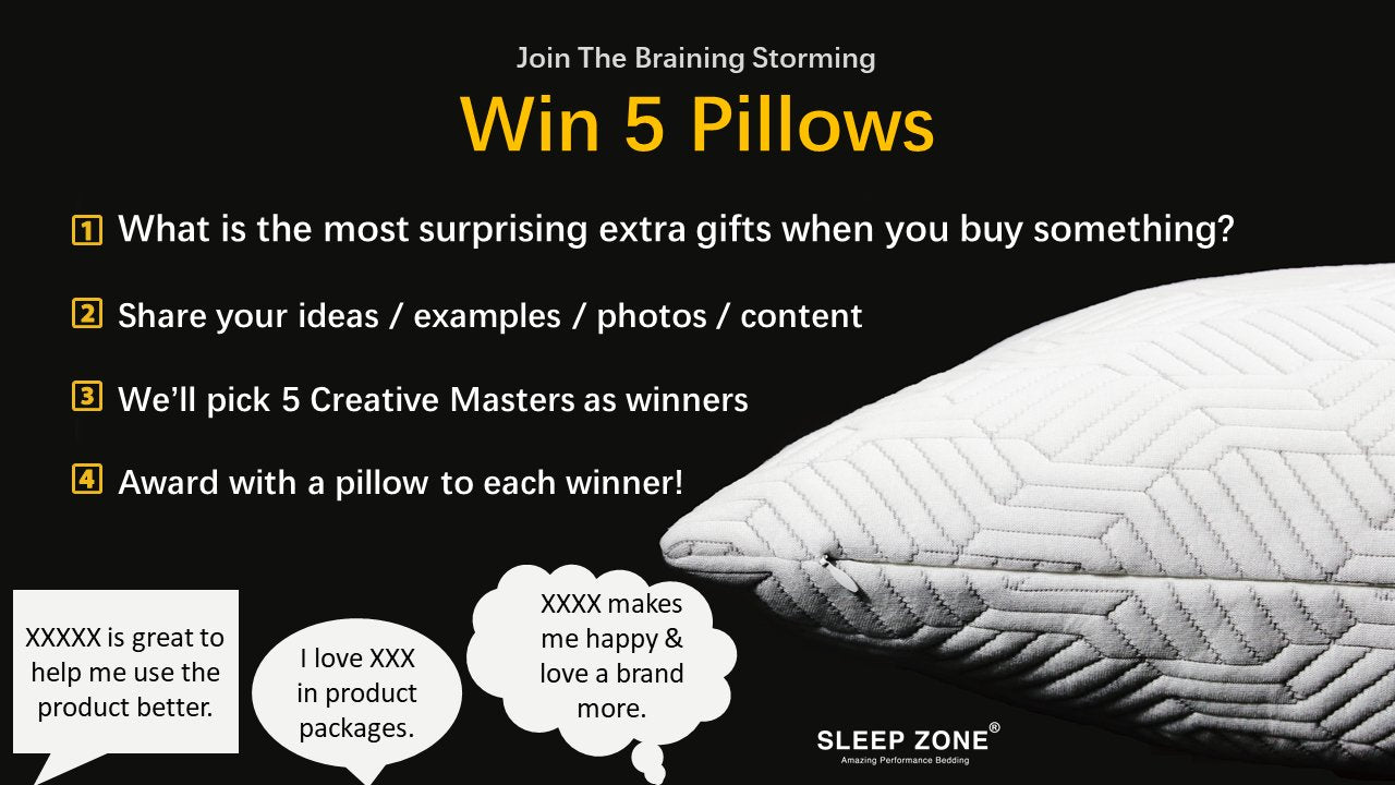 SleepZone,Bedding,MemoryFoamPillow,Pillow,Giveaway,LifeHacks