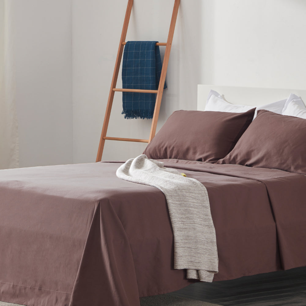 Classic NanoTex® Cooling Sheets Set-Nutmeg