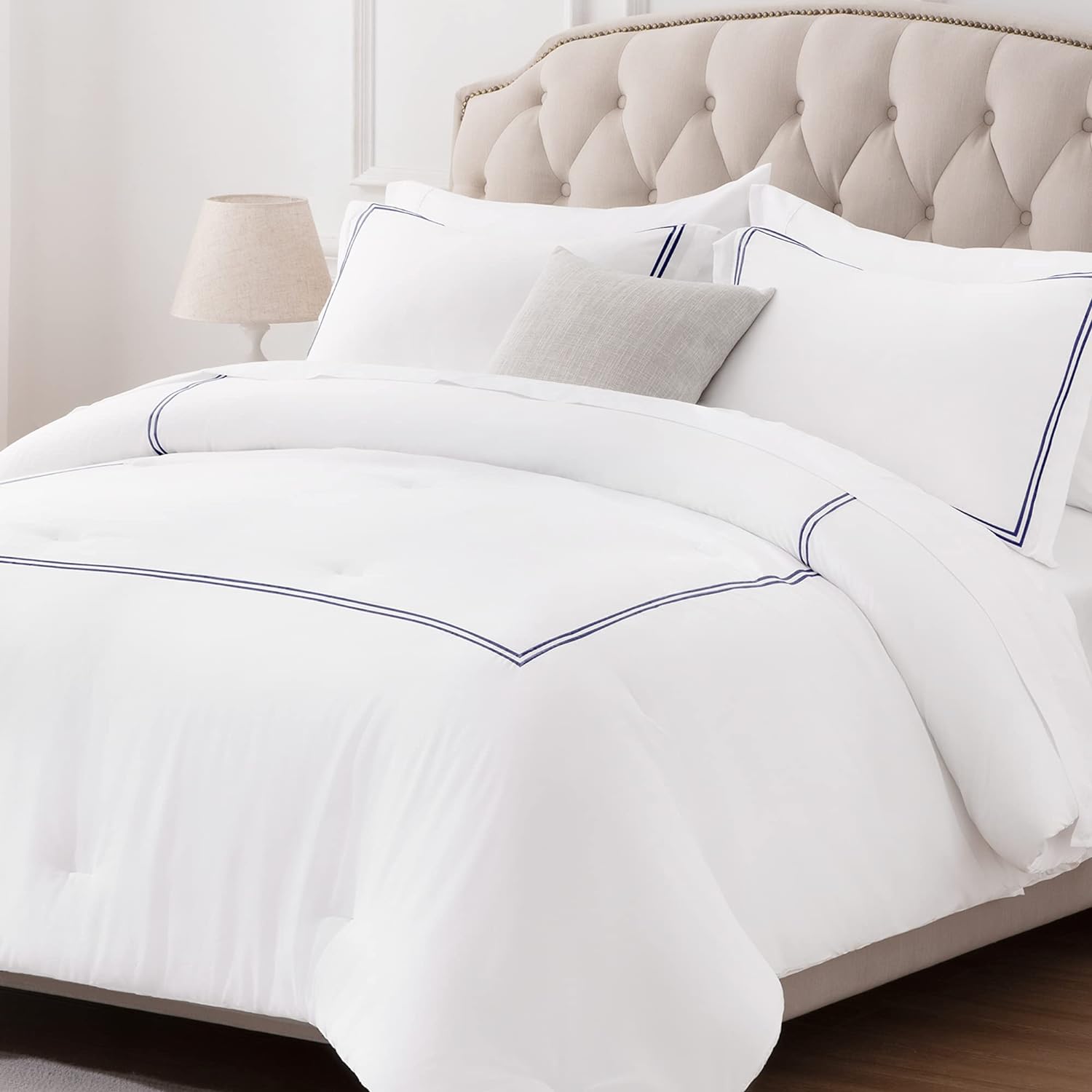 Luxury Down Alternative Comforter Set - 3-Piece with Pillow Shams