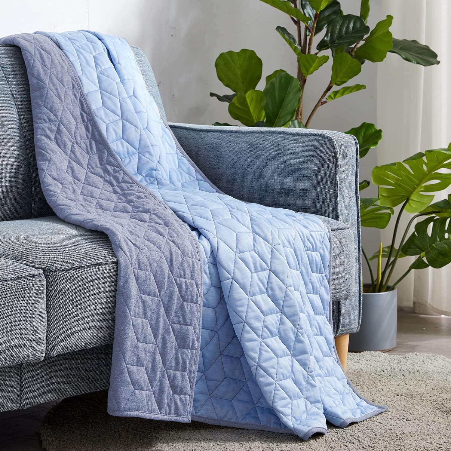 Athlete-Grade Cooling Throw Blanket for Hot Sleepers.
