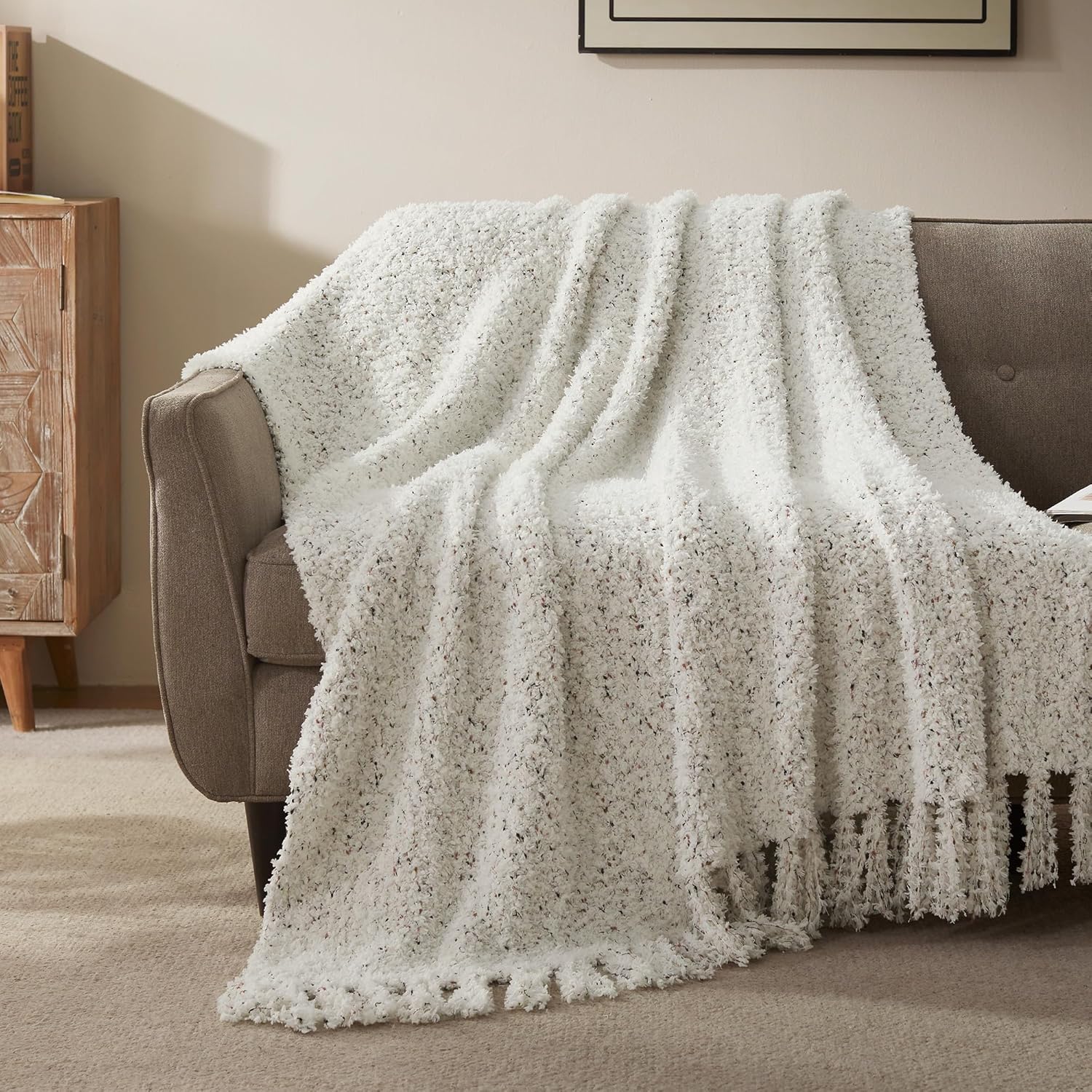 Super Soft Knit Throw Blanket - Lightweight & Cozy for Couch & Bed