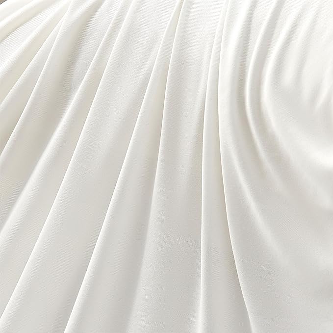 jersey knit sheet white soft fabric