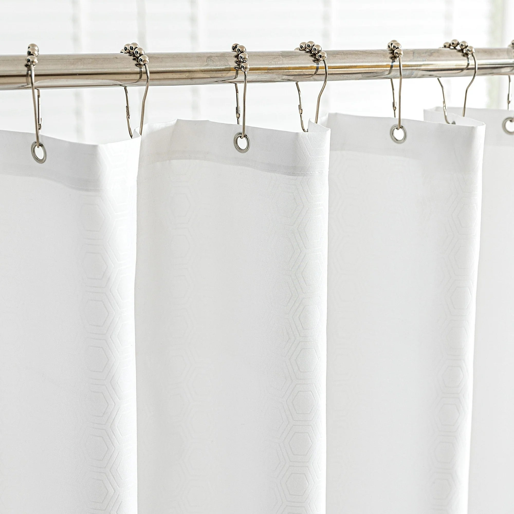 Videri Home Bathroom Shower Curtain, Waterproof, Oeko-Tex Certification, 72"x72"