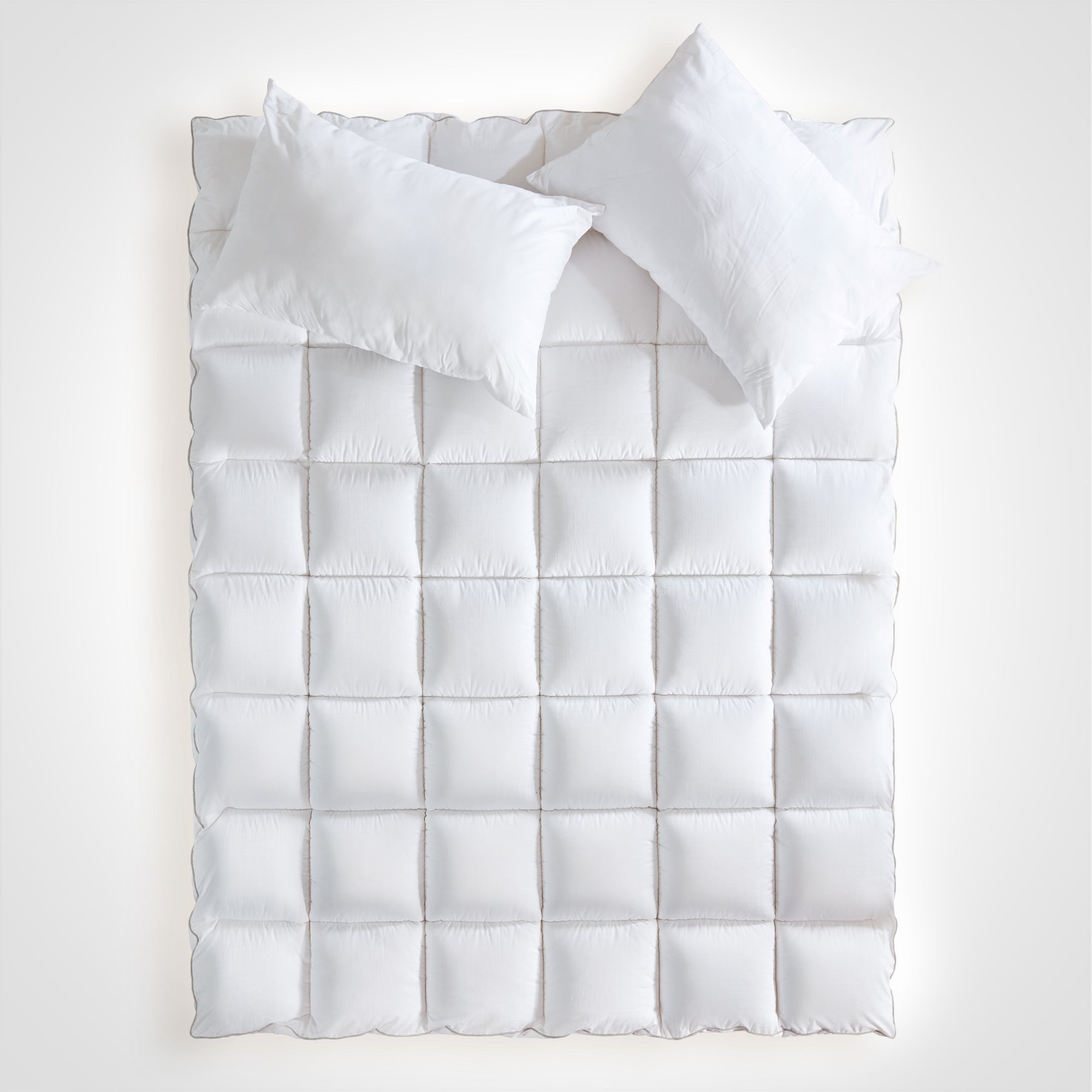 Luxury Thick Cotton Mattress Pad White.