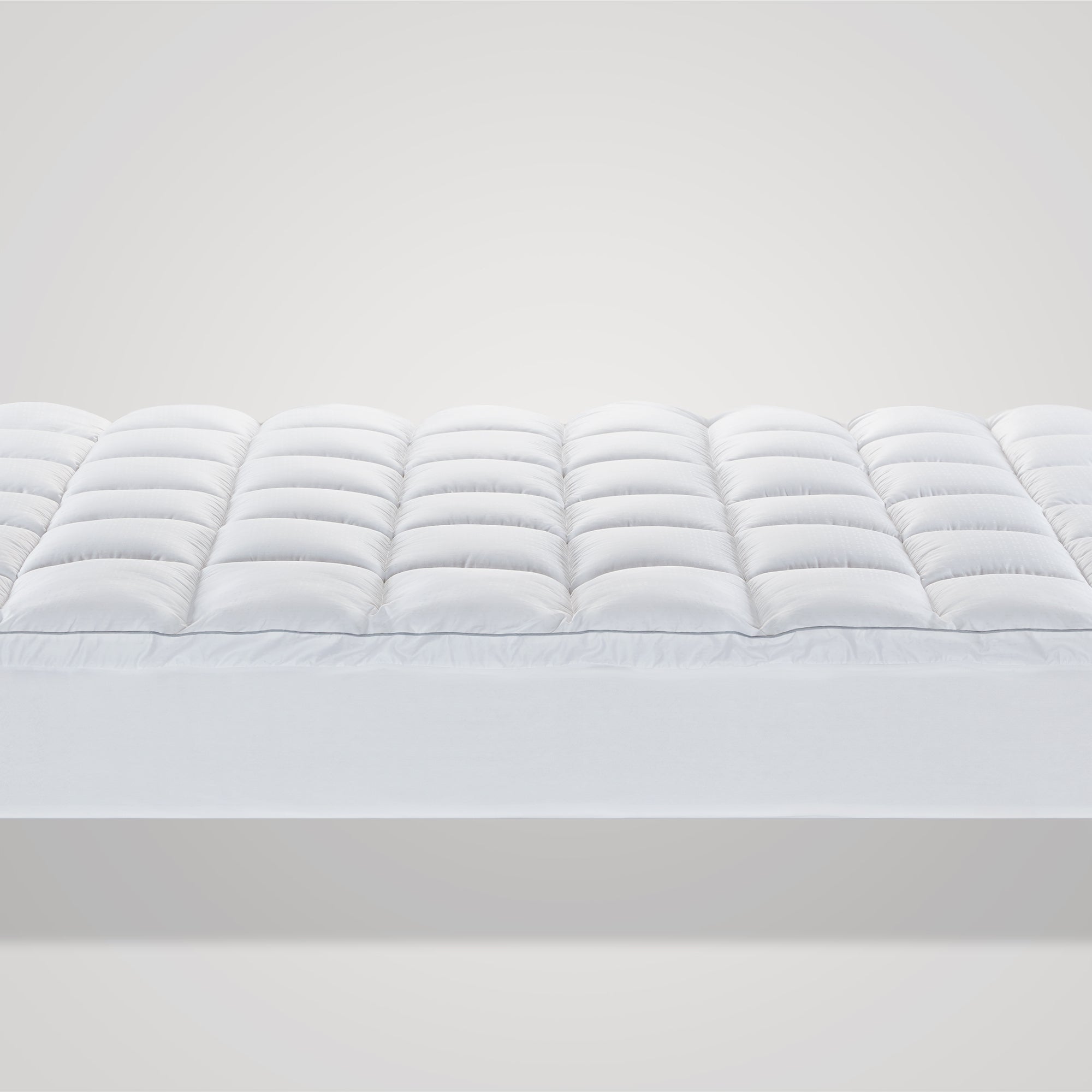 Luxury Thick Cotton Mattress Pad White.