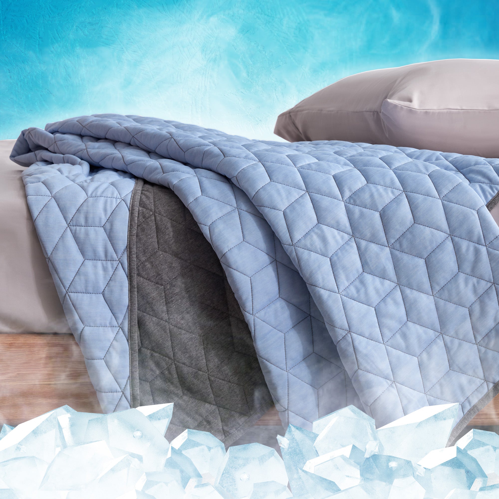 Athlete-Grade Cooling Throw Blanket for Hot Sleepers.