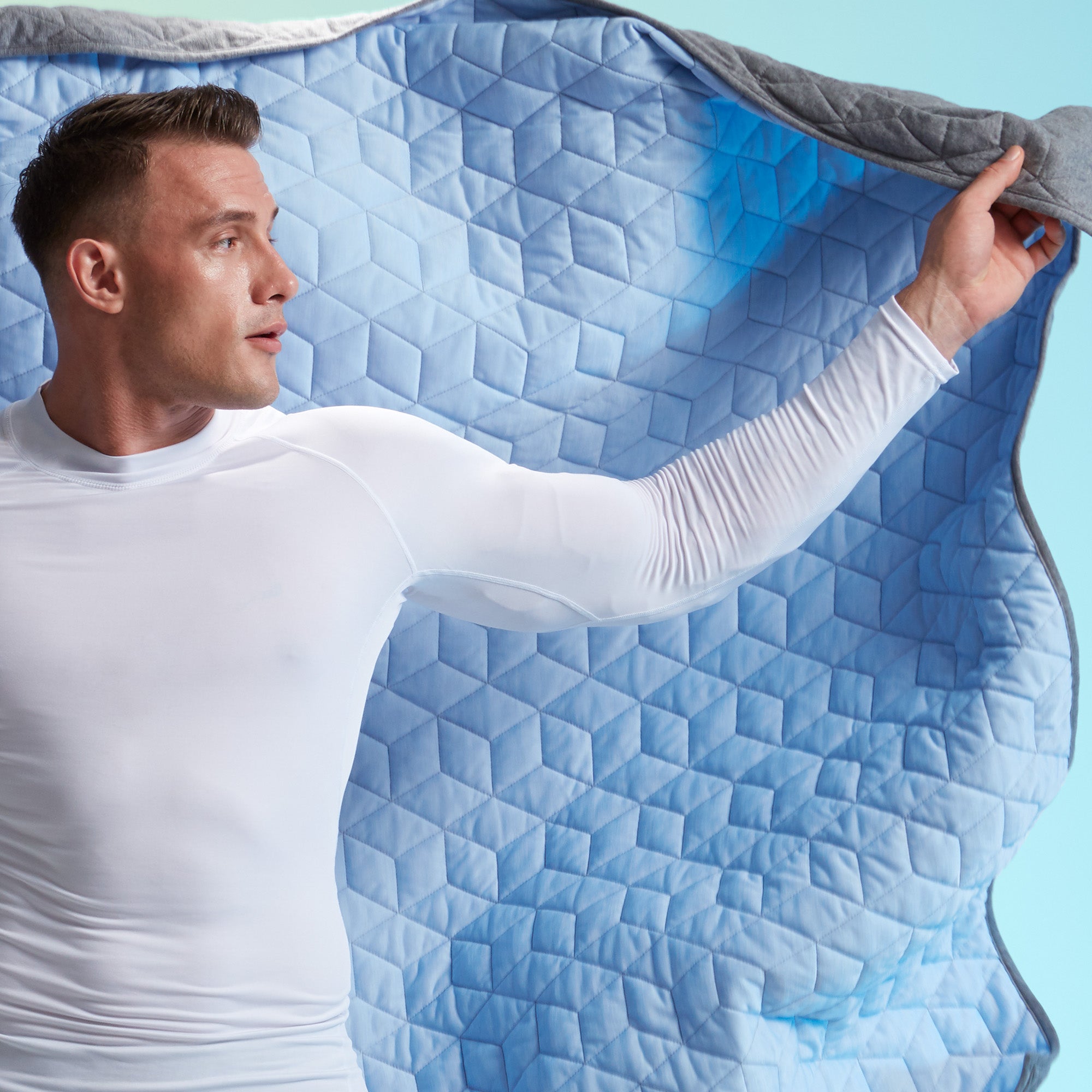 Athlete-Grade Cooling Throw Blanket for Hot Sleepers.