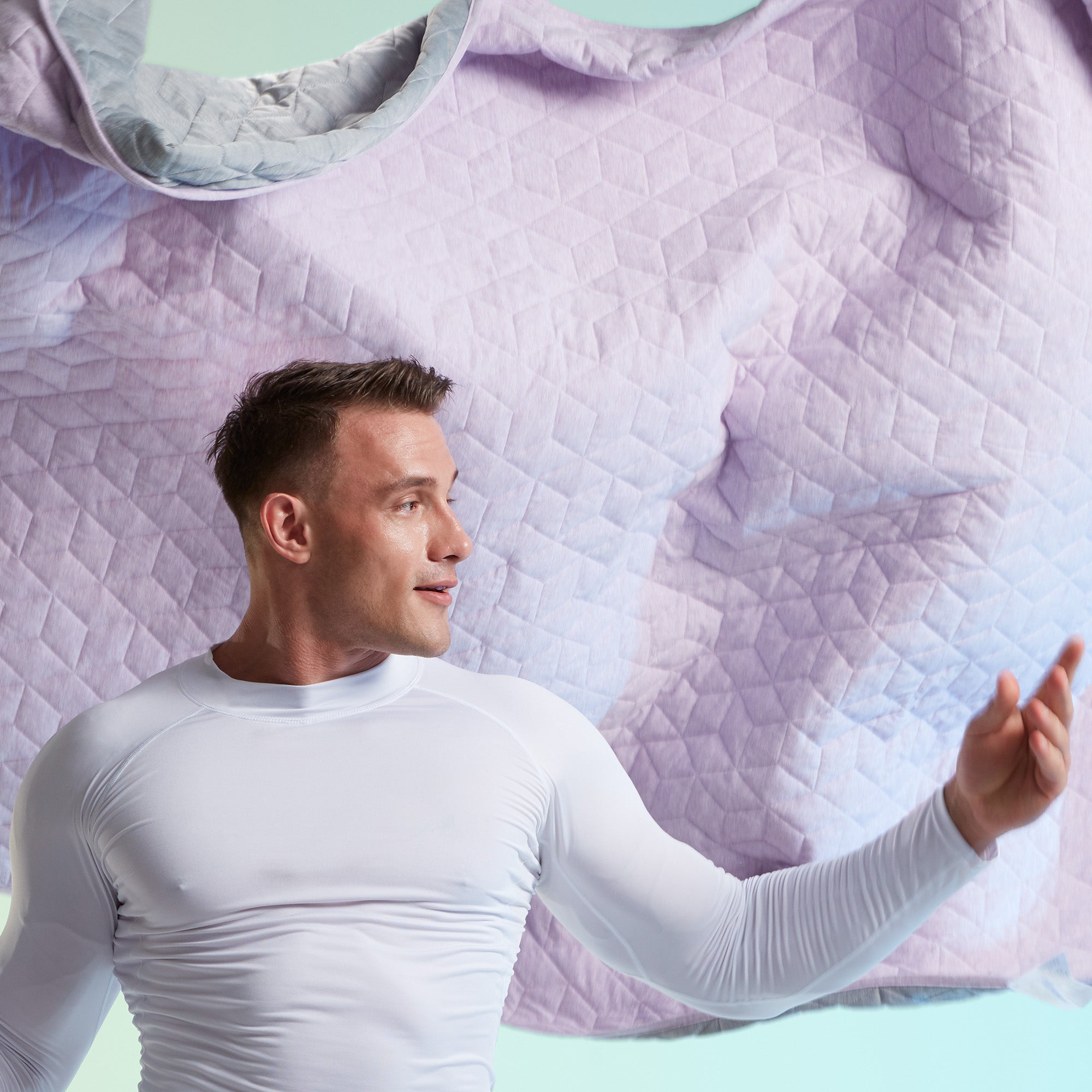 Athlete-Grade Cooling Throw Blanket for Hot Sleepers.