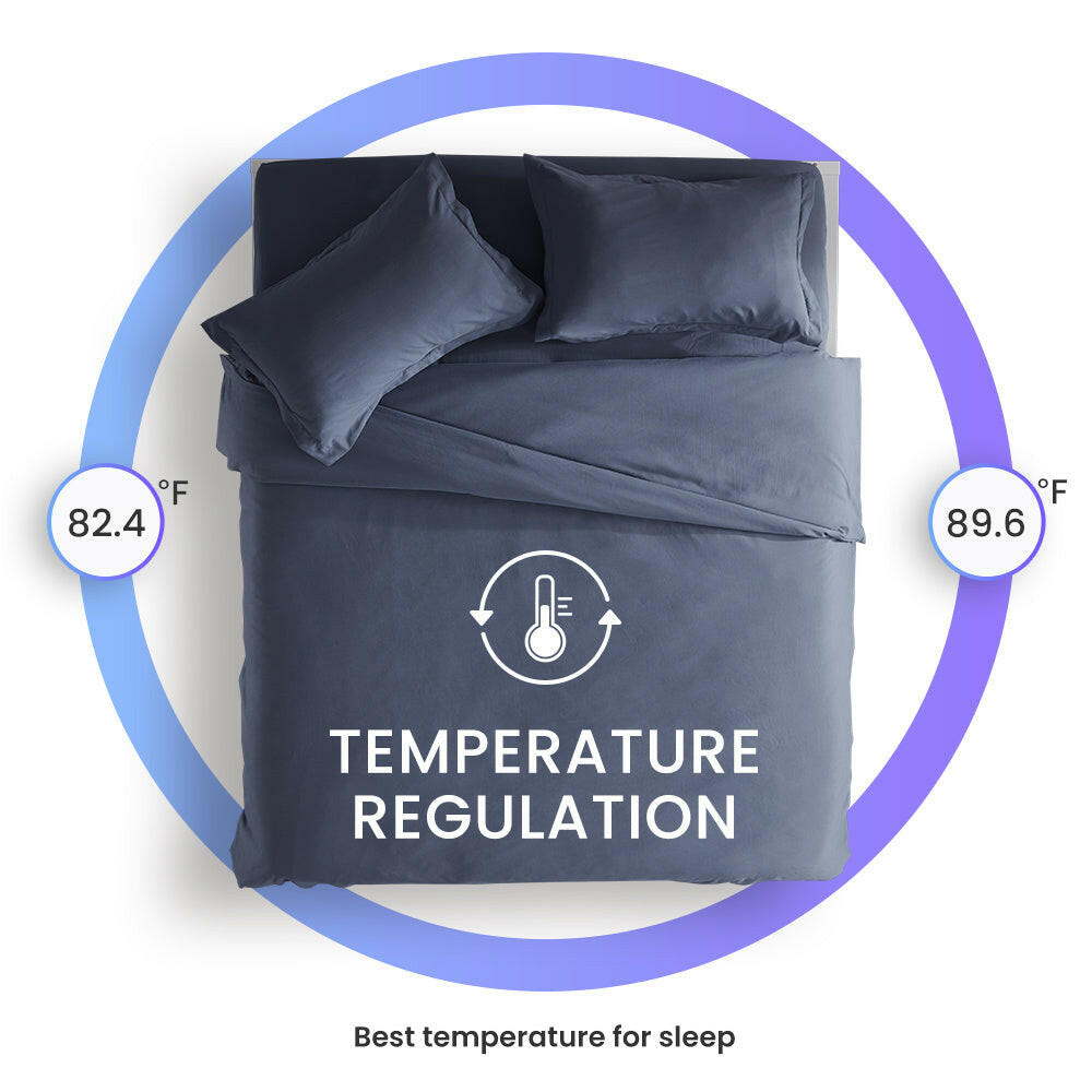 Cooling Soft Duvet Cover Comforter Cover Set.