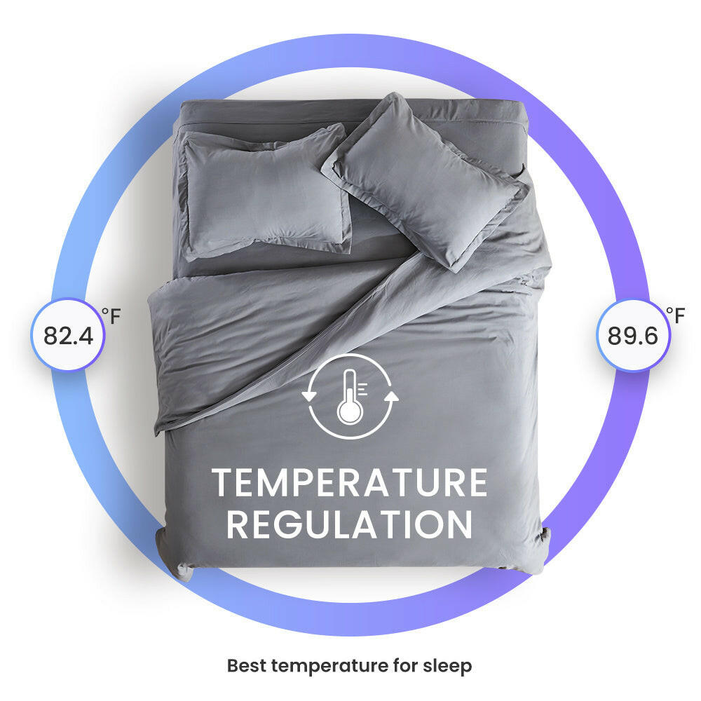 Cooling Soft Duvet Cover Comforter Cover Set.