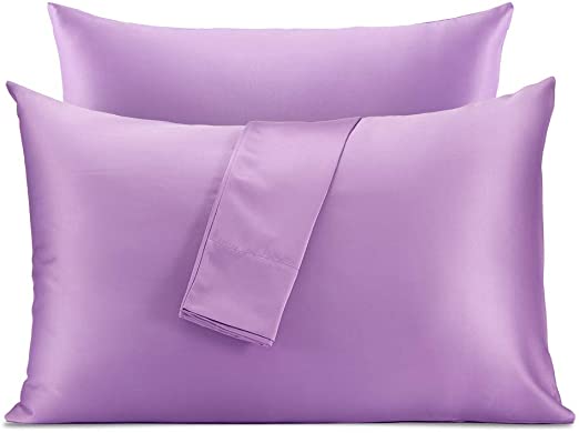 Sleep Zone® Luxe Norishing Skin-friendly Satin Pillowcases.