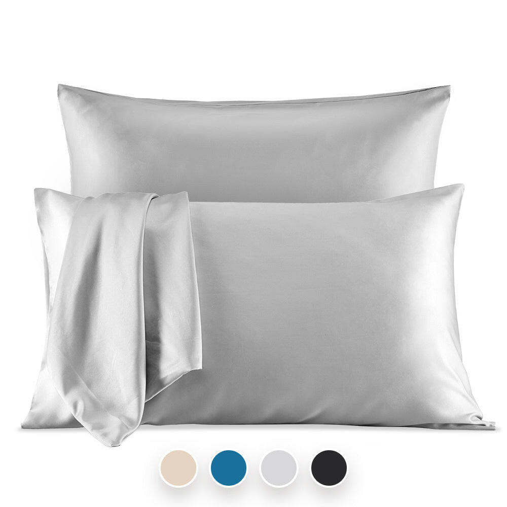 Sleep Zone® Luxe Norishing Skin-friendly Satin Pillowcases.
