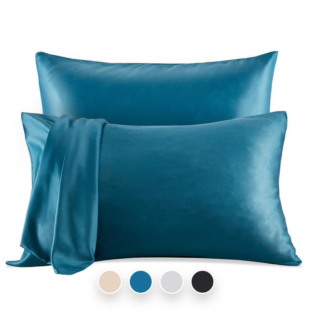 Sleep Zone® Luxe Norishing Skin-friendly Satin Pillowcases.