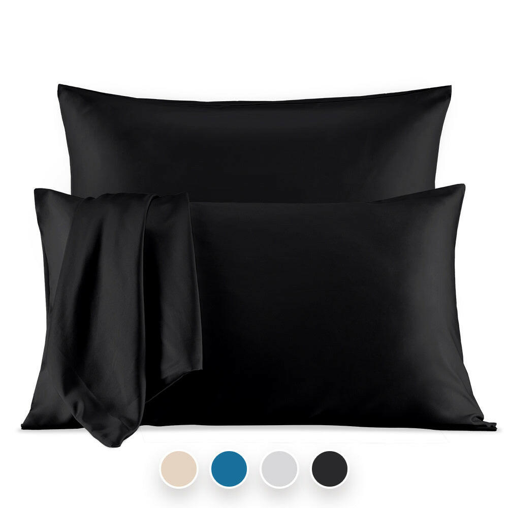 Sleep Zone® Luxe Norishing Skin-friendly Satin Pillowcases.